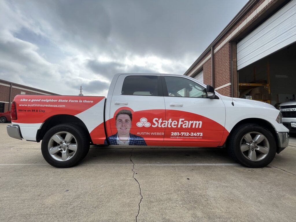 Pickup Truck Wrap For State Farm
